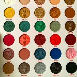 BH cosmetics the lit list miss clause eyeshadow pallet